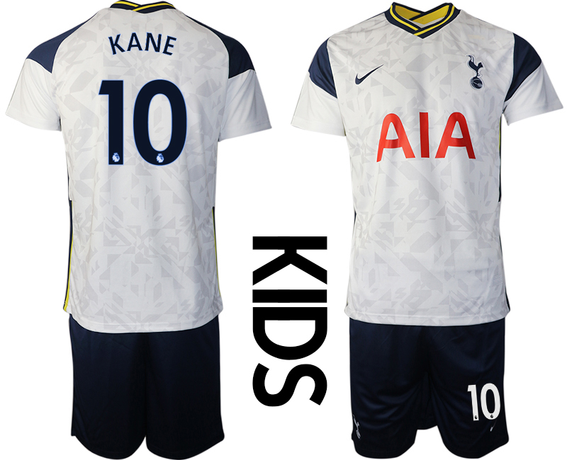 Youth 2020-2021 club Tottenham home white #10 Soccer Jerseys->tottenham jersey->Soccer Club Jersey